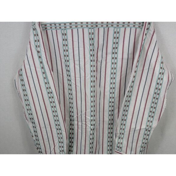 Robert Graham Aztec Design Flip Cuff Button Up Shirt Men's Size XL - Picture 15 of 16